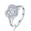 Dancing Stone Heart Ring