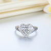 Dancing Stone Heart Ring