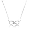 Tiny Crystal Infinity Necklace