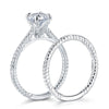 Double Twist Solitaire Ring