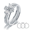 Triple Heart Love Ring Set
