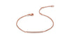 Rose Gold Color Figaro Chain Bracelet
