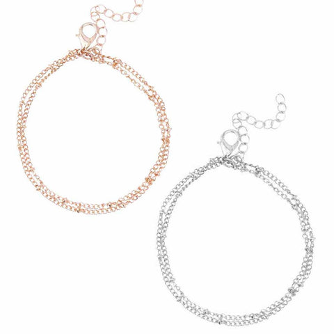Double-Layer Satellite Summer bracelets