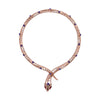 Rose Gold Snake Necklace