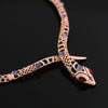 Rose Gold Snake Necklace